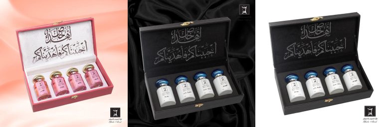 علبة عطور فاخرة — تصميم وتصوير